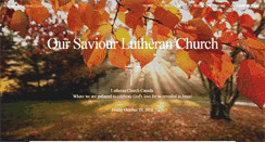 Desktop Screenshot of oursaviourlutheranchurch.ca